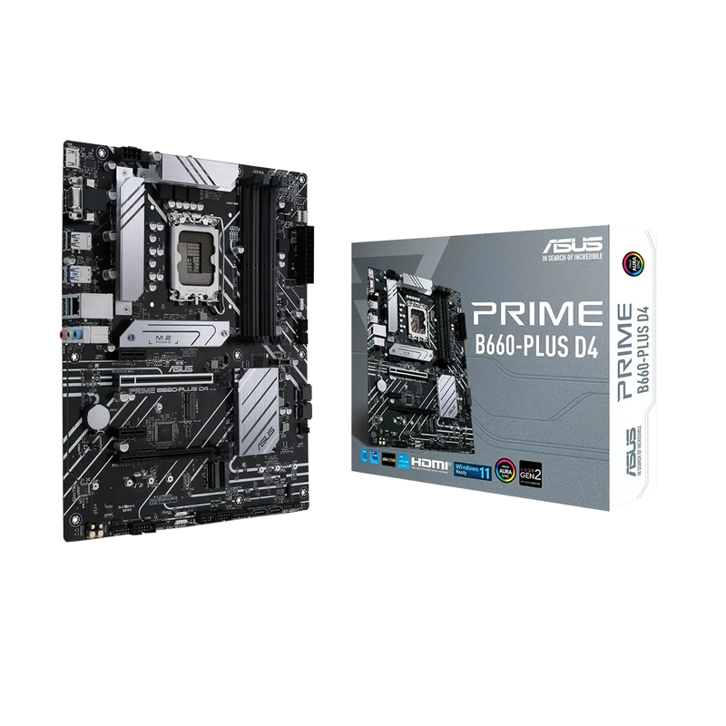 ASUS Prime B660-PLUS D4 LGA 1700(Intel 12th Gen) ATX Motherboard
