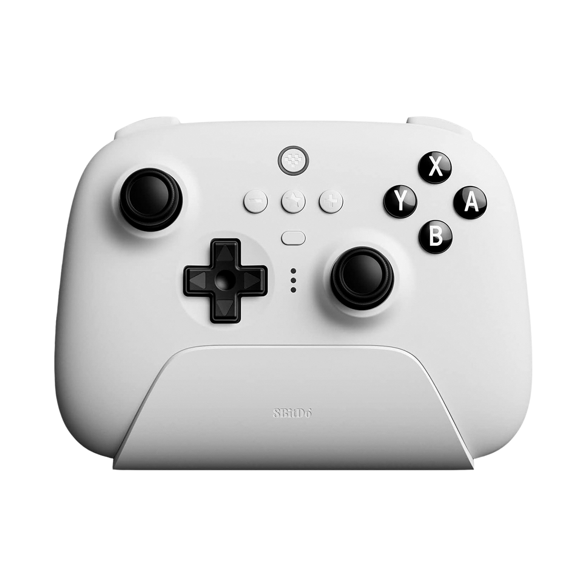 8Bitdo Ultimate Bluetooth Controller with Charging Dock, Wireless Pro Controller with Hall Effect Sensing Joystick, Compatible with Switch, Windows and Steam Deck (White)