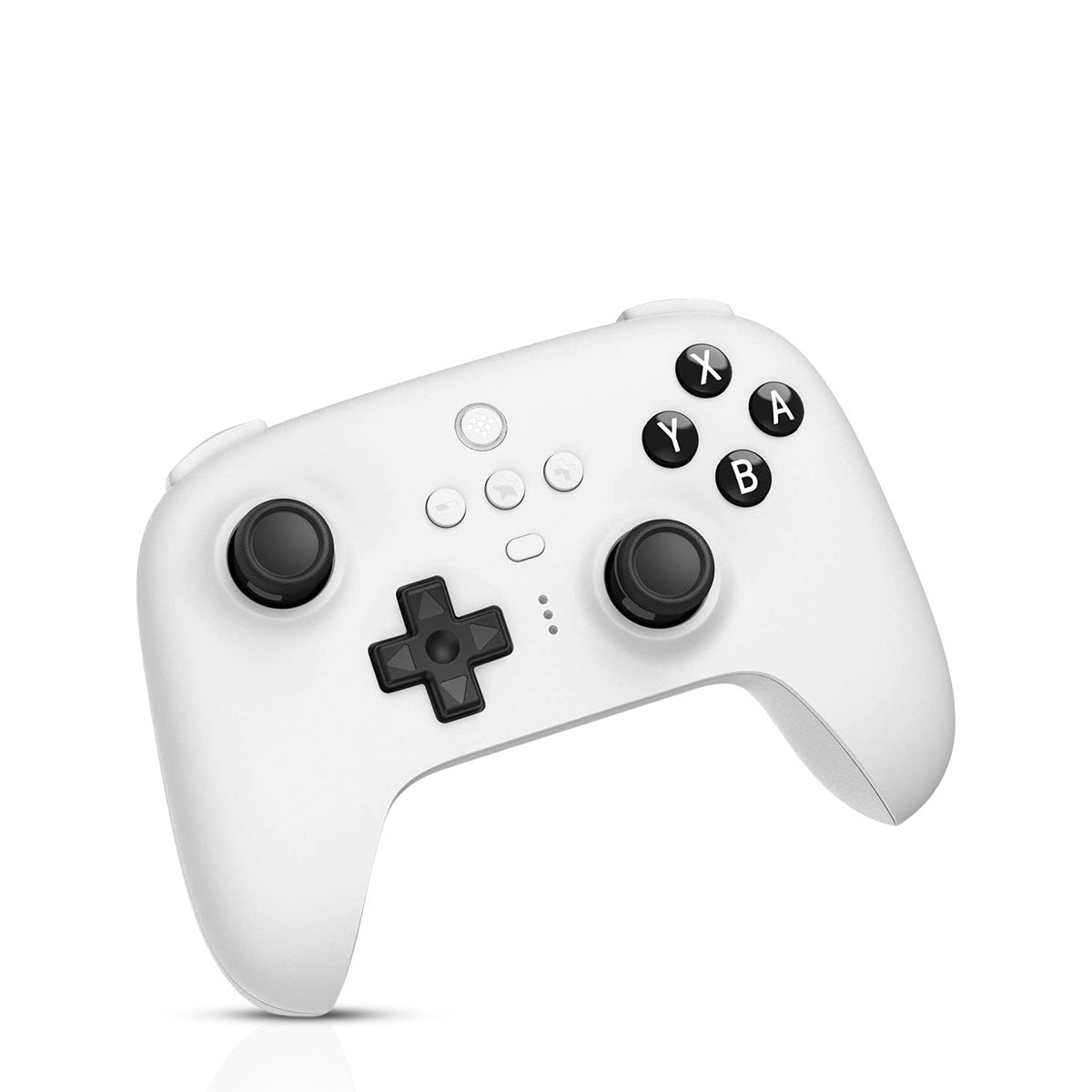 8Bitdo Ultimate Bluetooth Controller with Charging Dock, Wireless Pro Controller with Hall Effect Sensing Joystick, Compatible with Switch, Windows and Steam Deck (White)