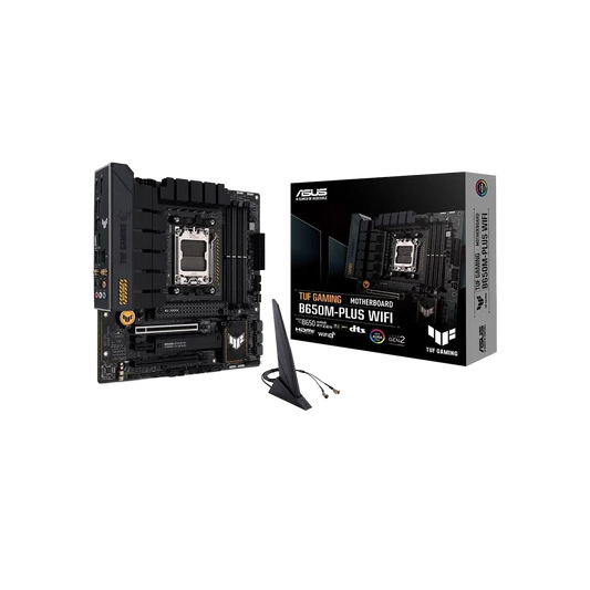 ASUS TUF GAMING B650M-PLUS WIFI AM5 mATX Motherboard