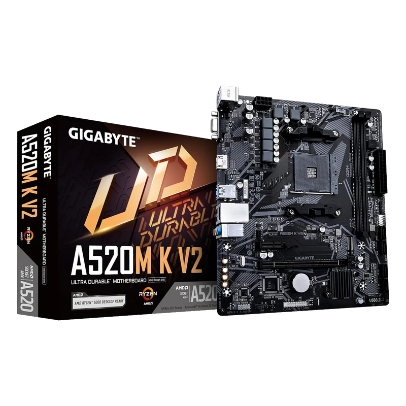 GIGABYTE A520M K V2 (REV. 1.0) CHIPSET MAE Card