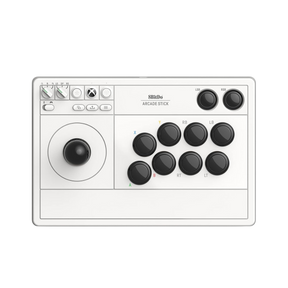 8Bitdo Wireless Arcade Stick for Xbox Series X|S, Xbox One and Windows 10, Arcade Fight Stick with 3.5mm Audio Jack - Officially Licensed (White)