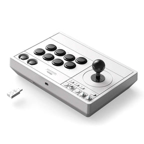 8Bitdo Wireless Arcade Stick for Xbox Series X|S, Xbox One and Windows 10, Arcade Fight Stick with 3.5mm Audio Jack - Officially Licensed (White)