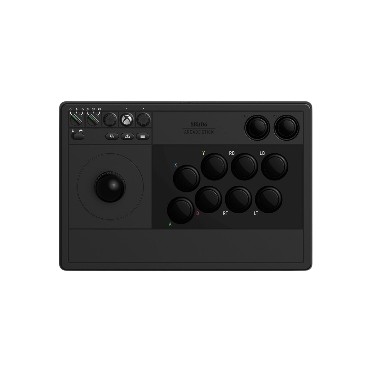 8Bitdo Wireless Arcade Stick for Xbox Series X|S, Xbox One and Windows 10, Arcade Fight Stick with 3.5mm Audio Jack - Officially Licensed (Black)