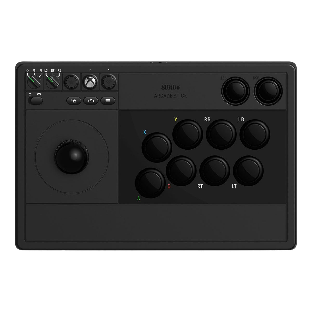 8Bitdo Wireless Arcade Stick for Xbox Series X|S, Xbox One and Windows 10, Arcade Fight Stick with 3.5mm Audio Jack - Officially Licensed (Black)