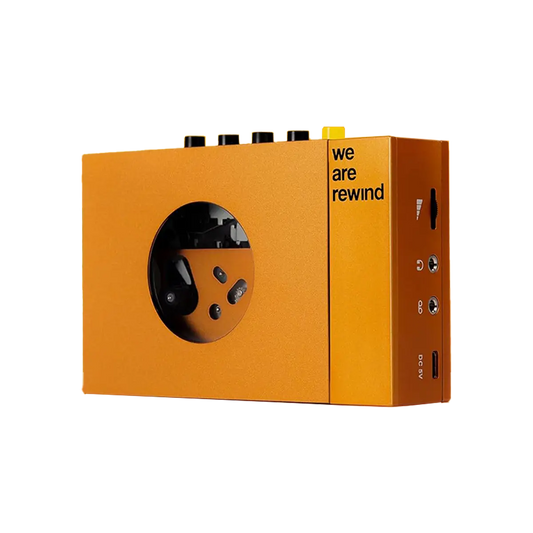 Portable Cassette Player with Bluetooth Serge Orange