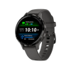 Garmin Venu 3S Smart Watch with 41mm Pebble Gray Case Silicone Band