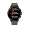 Garmin Venu 3S Smart Watch with 41mm Pebble Gray Case Silicone Band