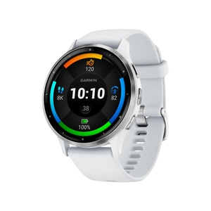 Garmin Venu 3 Silver Stainless Steel Bezel Smart Watch with 45mm