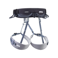 PETZL CORAX Climbing Harness Dark Gray Size 2