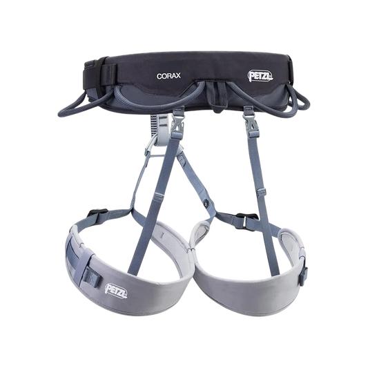 PETZL CORAX Climbing Harness Dark Gray Size 2