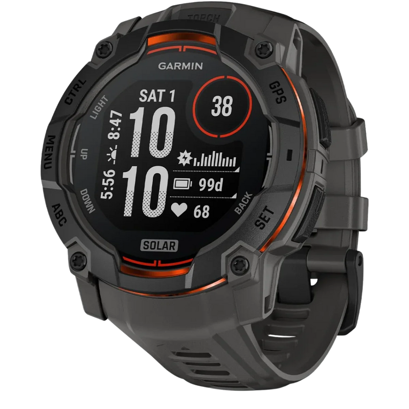 Garmin Instinct® 3 50mm Rugged Outdoor GPS Smartwatch Open Box