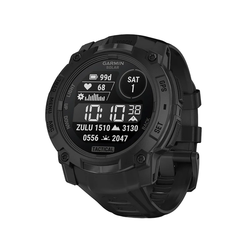 Garmin Instinct 3 Tactical Edition 50mm Solar GPS Watch Open Box