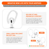 WC HookZ - Over Ear Hooks for Airpods Pro 1, 2 & Airpods 1, 2, 3